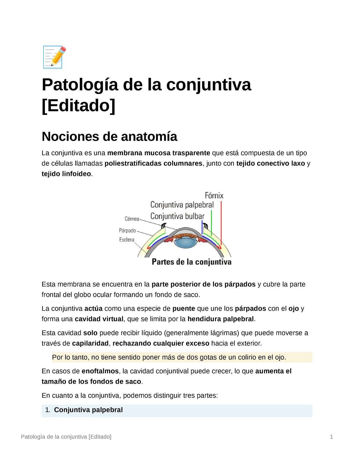 conjuntiva bulbar