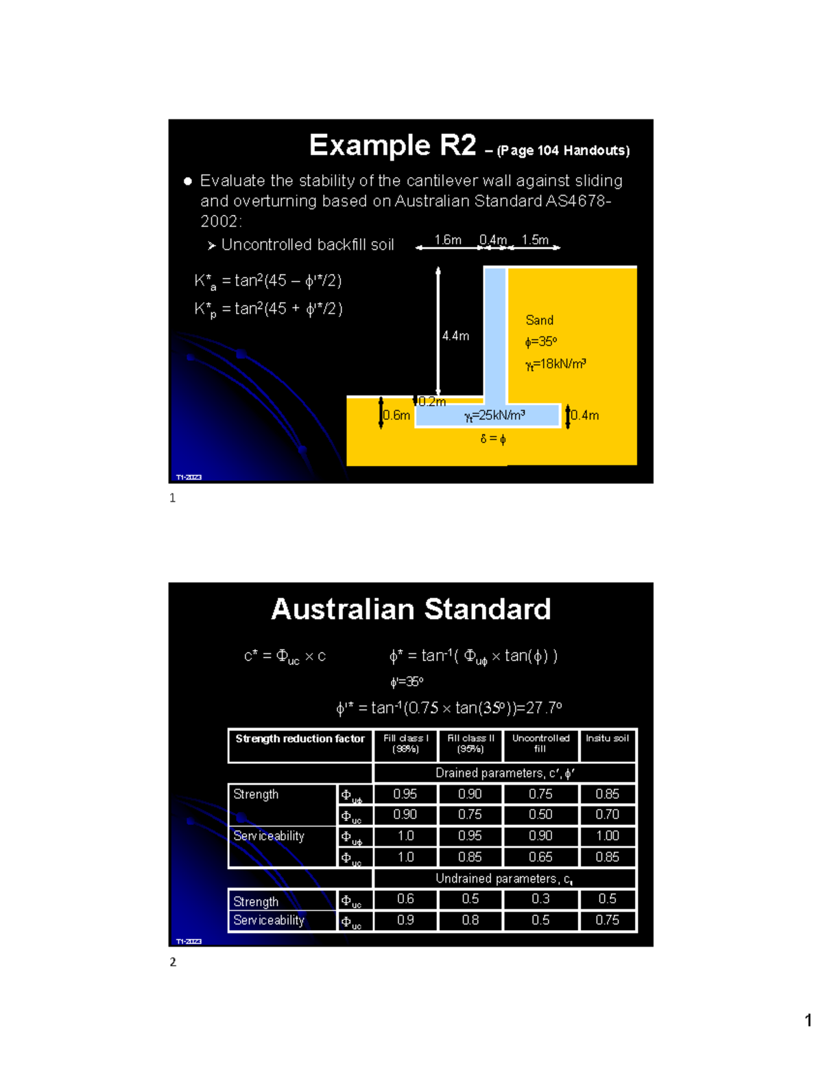 Examples R2 R4 - T1- Example R2 ñ (Page 104 Handouts) 4 1 0 1 0 ...