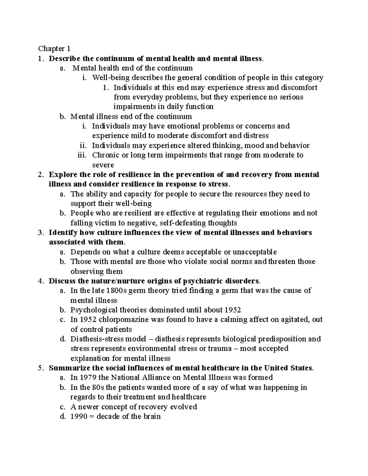 n209-exam-1-objectives-chapter-1-describe-the-continuum-of-mental