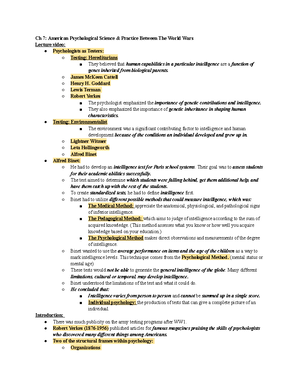 Psy 329 ch 6 study guide - Chapter 6 summary from the textbook "A ...
