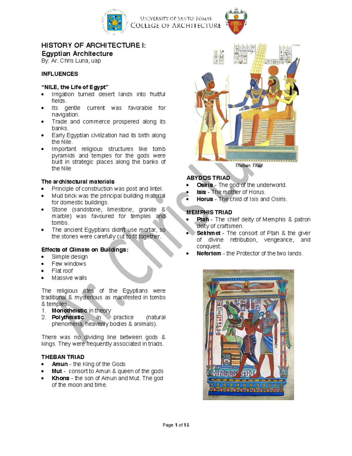 2-Egyptian-Architecture - HISTORY OF ARCHITECTURE I: Egyptian ...