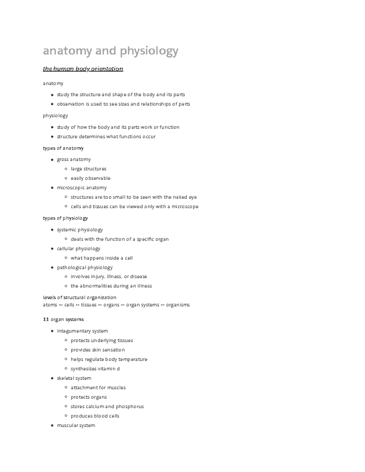 ANAPHY Language of Anatomy, Histology, Cytology - anatomy and ...