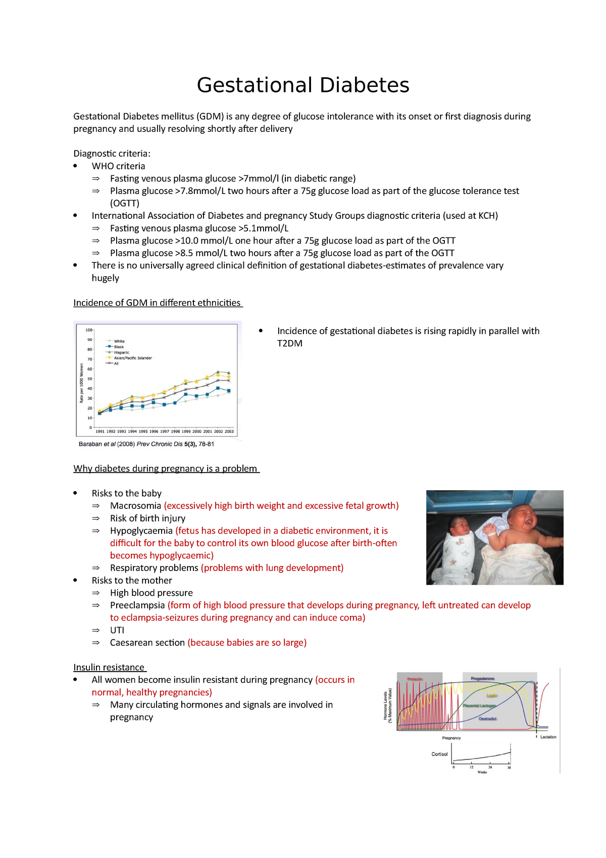 essay on gestational diabetes