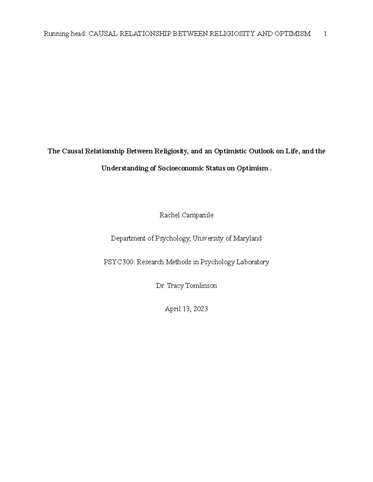 APA Write-up 8 Factorial Experimental Methods, Results, and Analyses ...