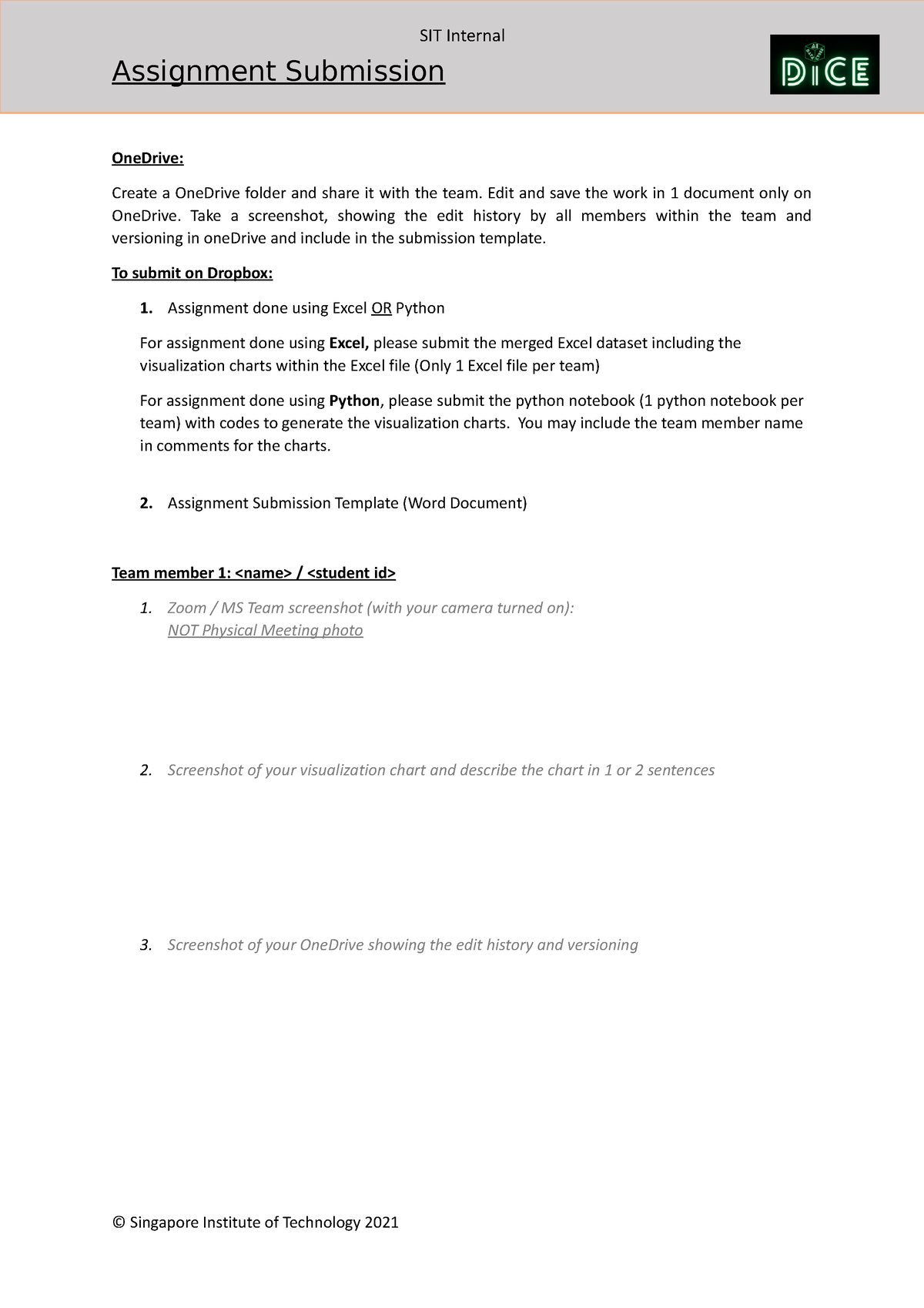 E MOD9 Assignment Submission Template - Assignment Submission OneDrive ...