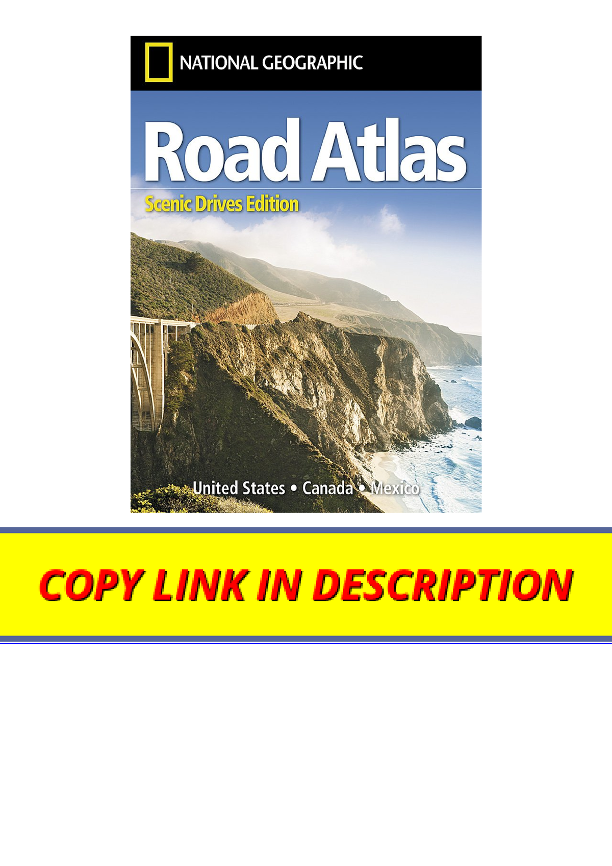 PDF read online National Geographic Road Atlas 2023 Scenic Drives