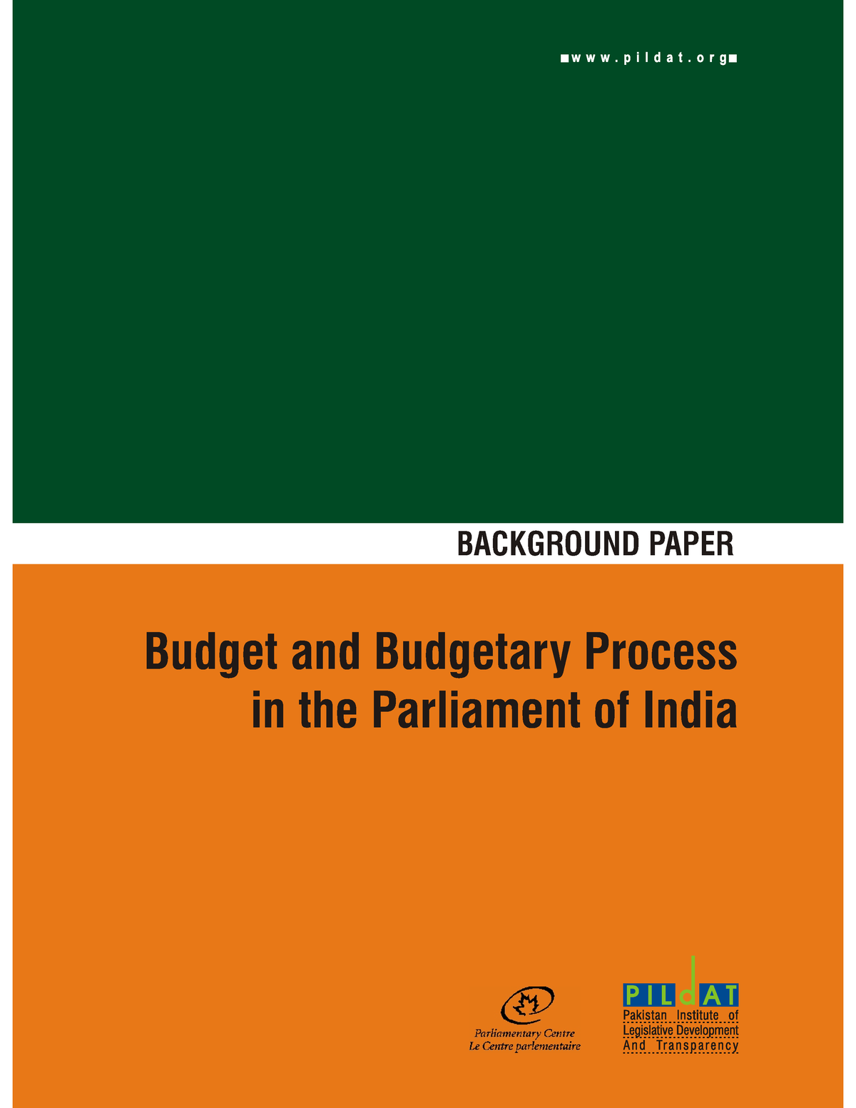 budgetary process in india essay