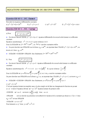 Mathématiques L2 Cours complet - Mathématiques licence 2ème année 4 ...