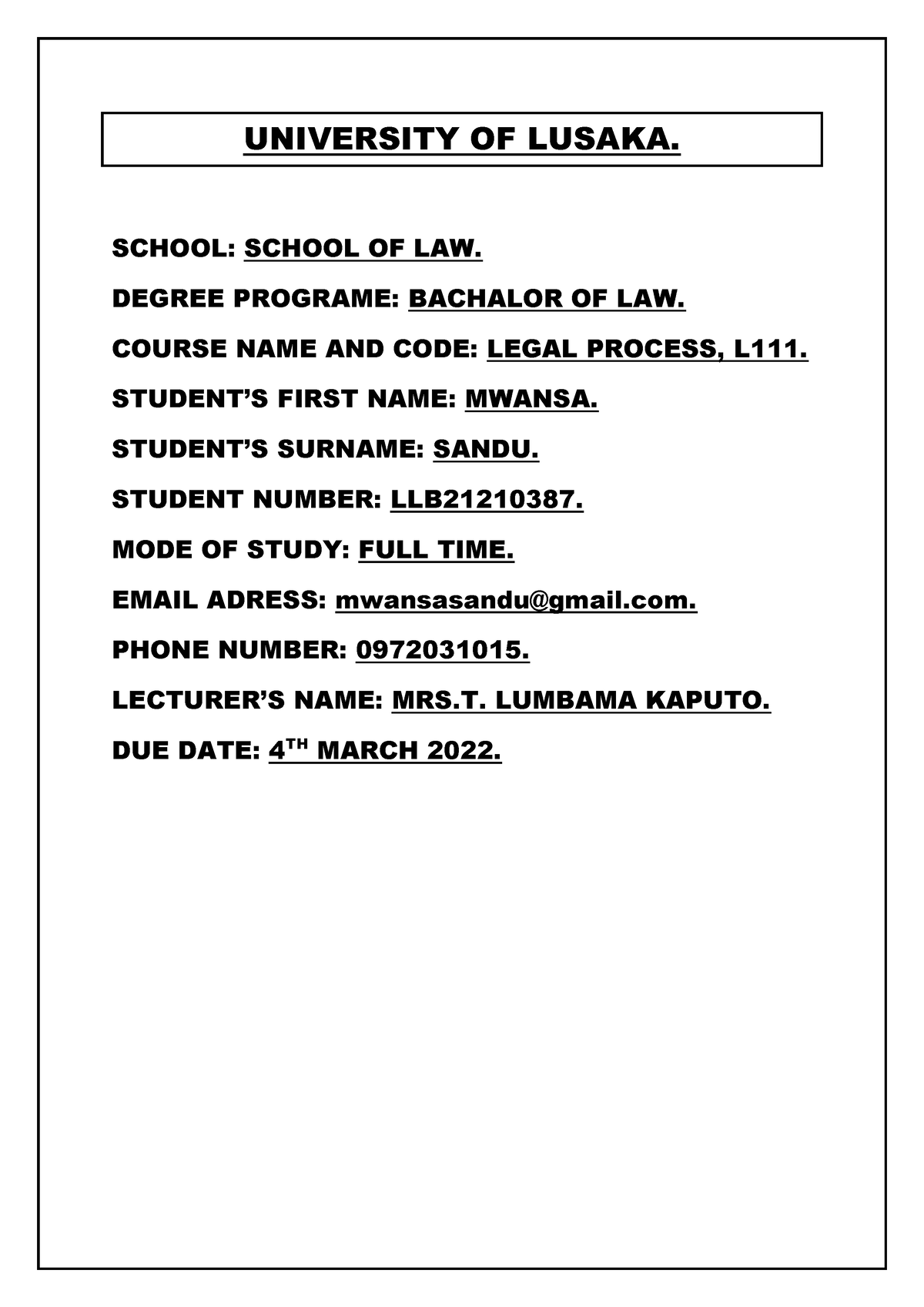 legal-process-assignment-answer-university-of-lusaka-school-school