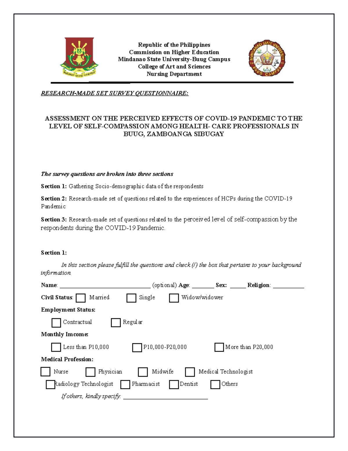 Research- Questionnaire-2 - Republic of the Philippines Commission on ...