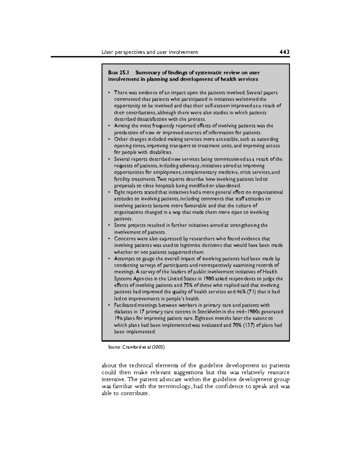 3 Tugas about the technical elements of the guideline development