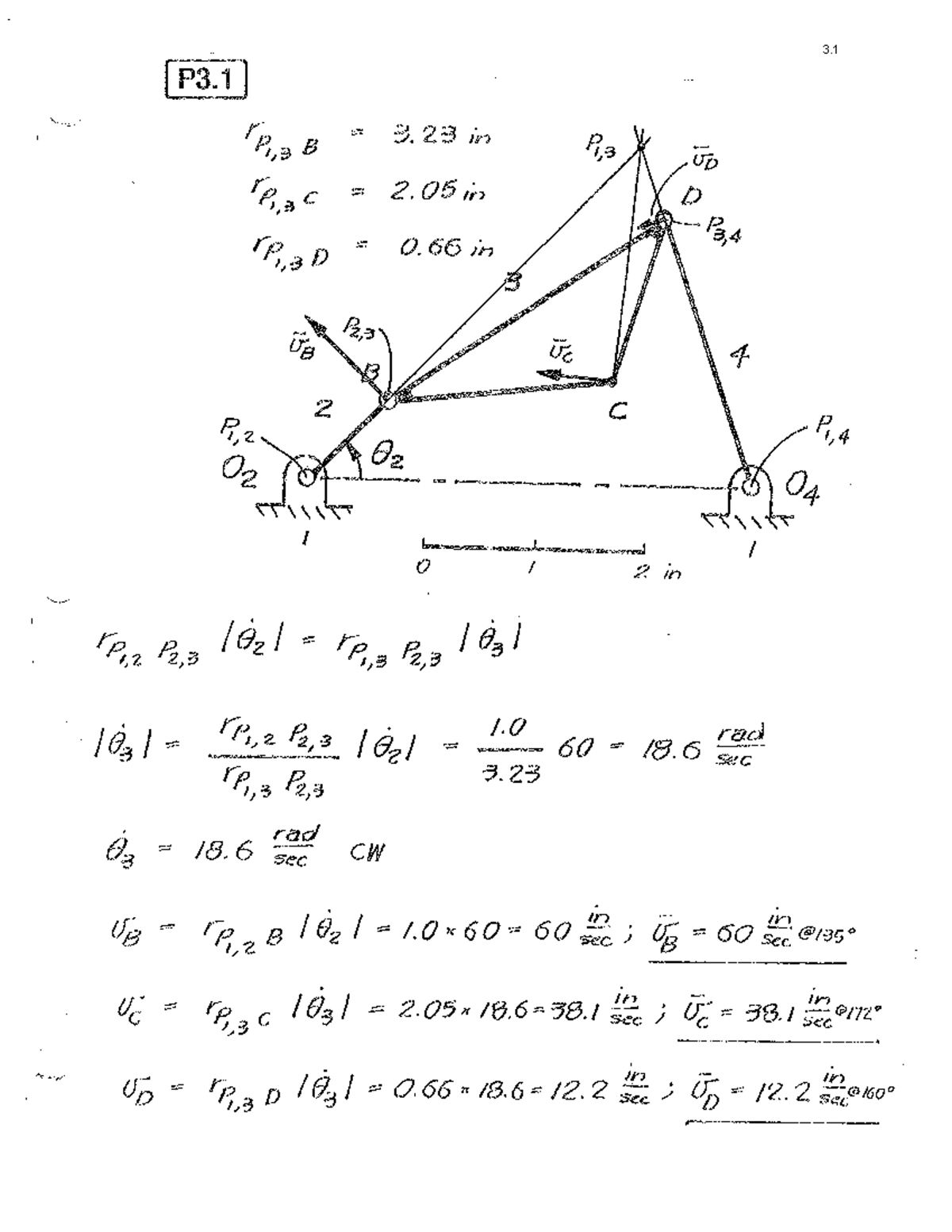 기구학 3장 솔루션 - Solution - Mechanics Of Materials - Studocu