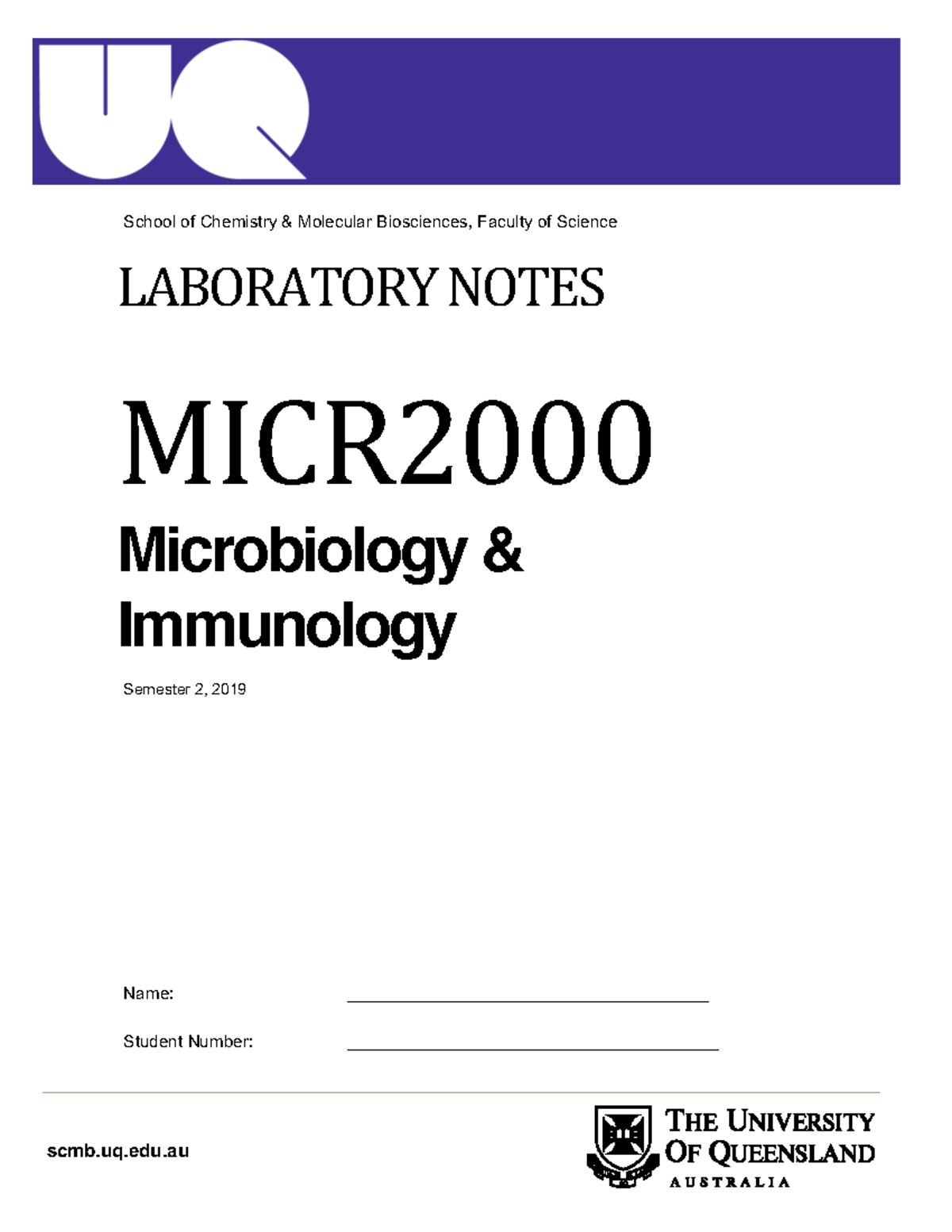 2019 MICR2000 Lab Manual - MICR2000 - Warning: TT: undefined function ...