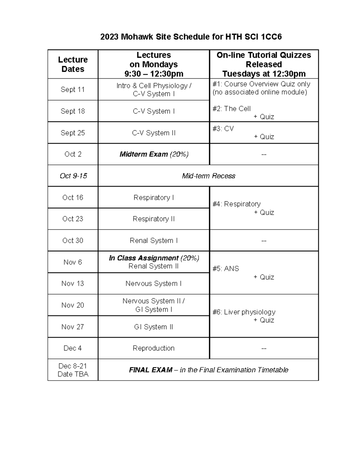 Cmu Course Schedule - 9kvhb51