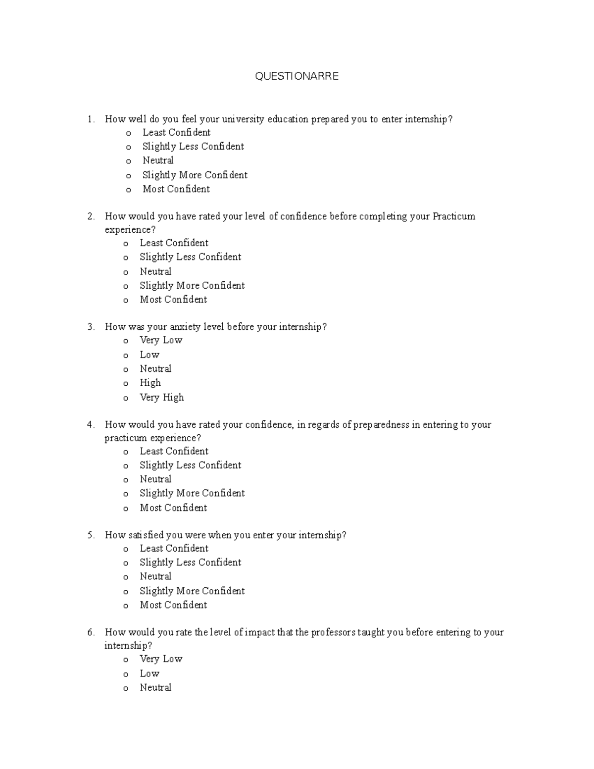 questionarre-biostatistics-questionarre-how-well-do-you-feel-your