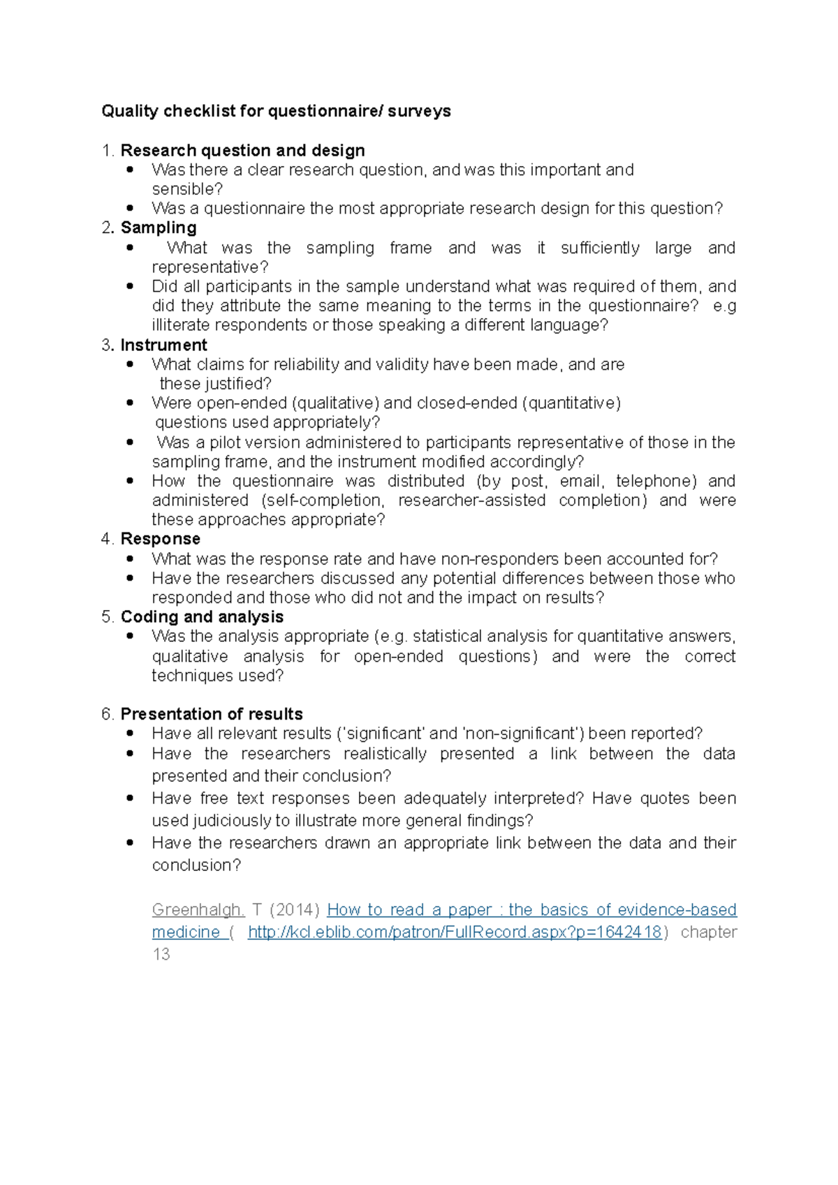 critical-appraisal-quality-checklist-for-survey-design-quality