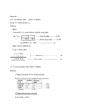 DFC10223 Computer System Architecture PBT 2 - Problem Base Task 2 ...
