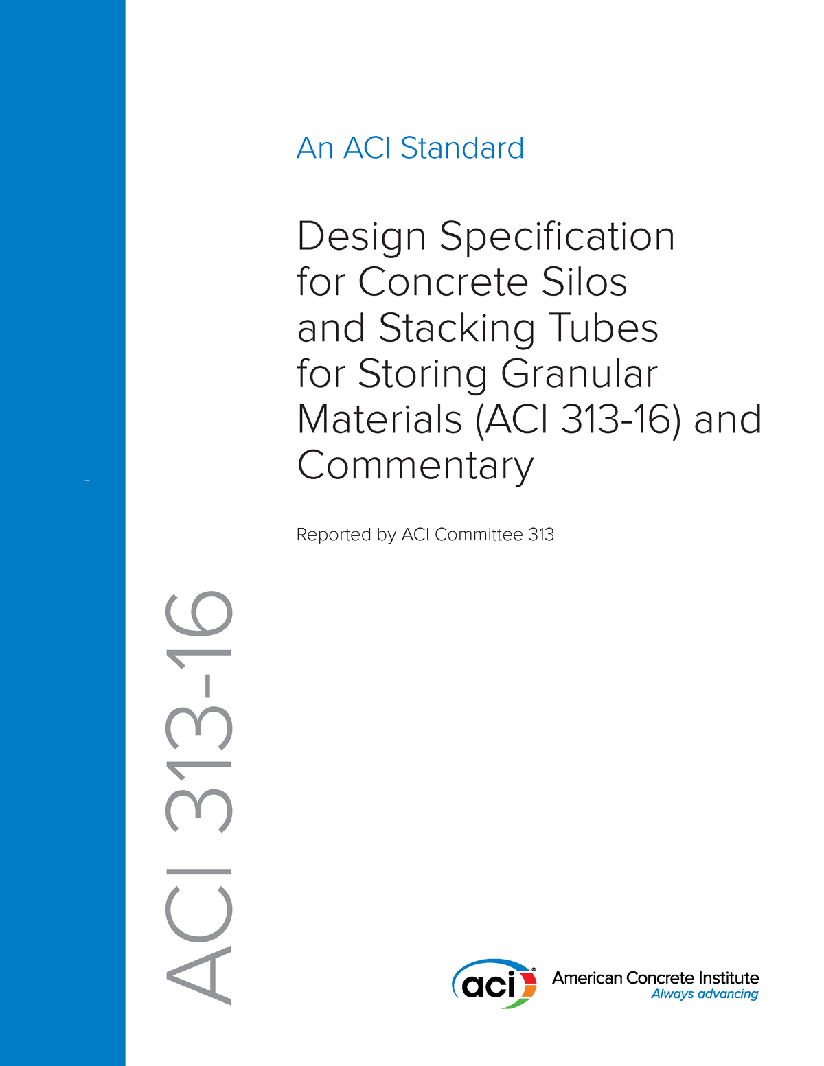 ACI 313-16 Standard Practice For Design And Construction Of Concrete ...