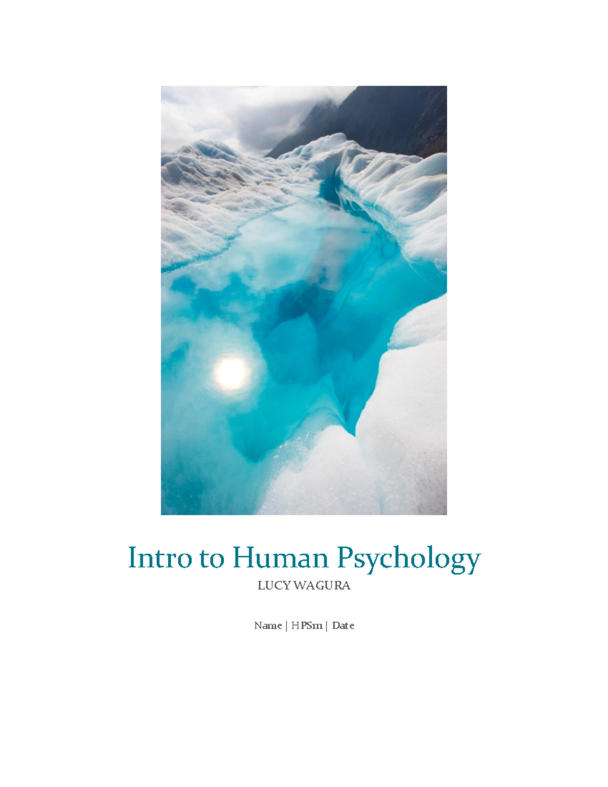 Intro to Psych T1 Y2 - class notes - HPS111 - Deakin - Studocu