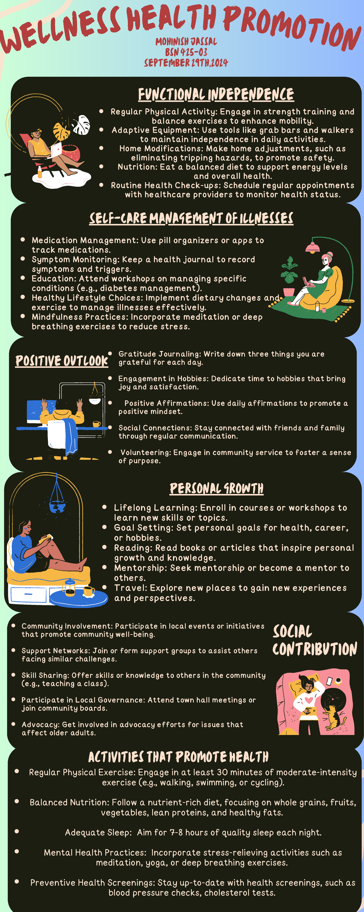 Infographic hallmark 2 - Regular Physical Exercise: Engage in at least ...
