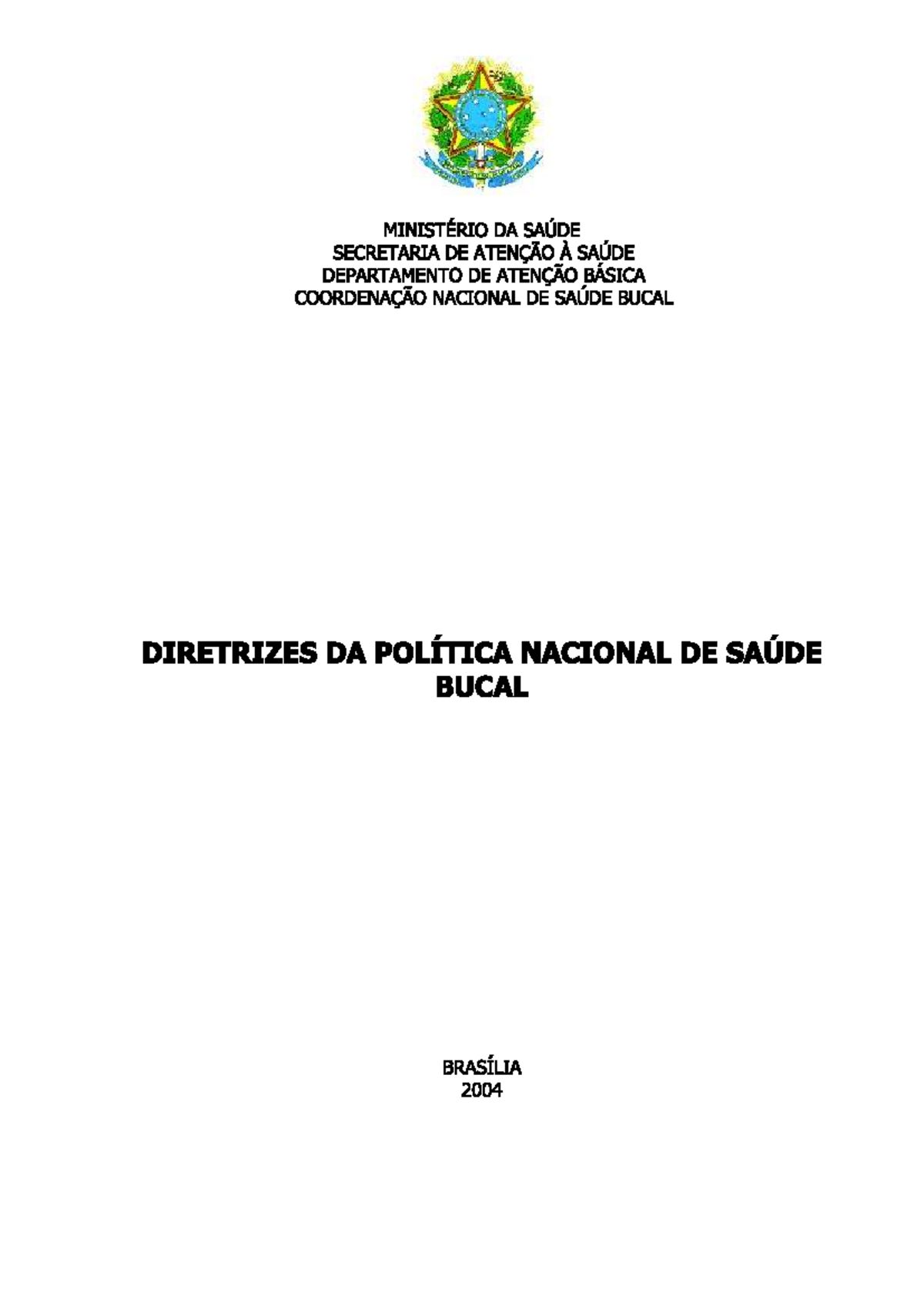 Diretrizes PNSB - SUS - Meio Ambiente e Sustentabilidade - Studocu