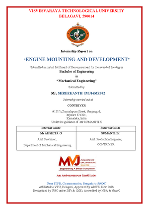 SCM VTU QP Aug - Sep 2022 - Mechanical Engineering - VTU - Studocu