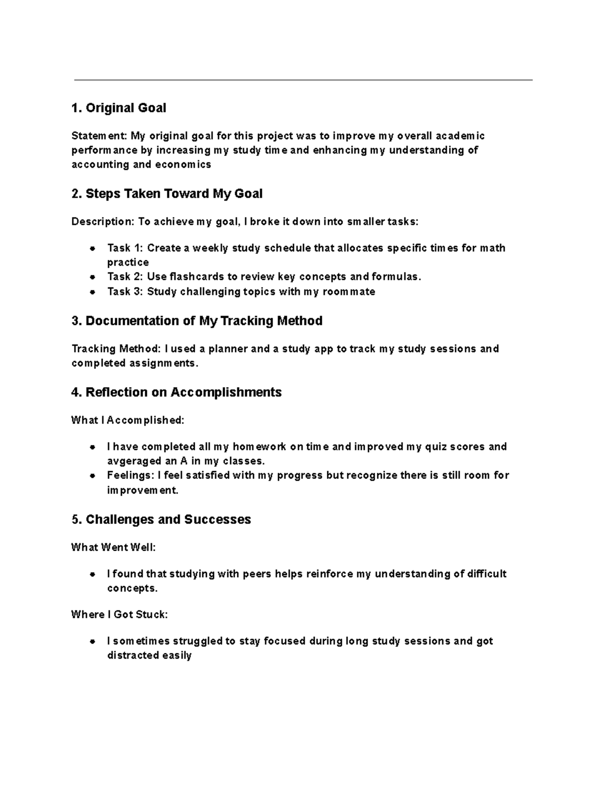 Making a Change, Part 2 Experiment & Modify-2 - 1. Original Goal ...