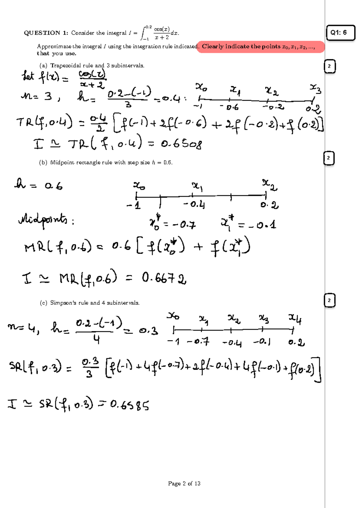 ST2 memo - MEMO TO 2024 SEMESTER TEST 2 - QUESTION 1: Consider the ...