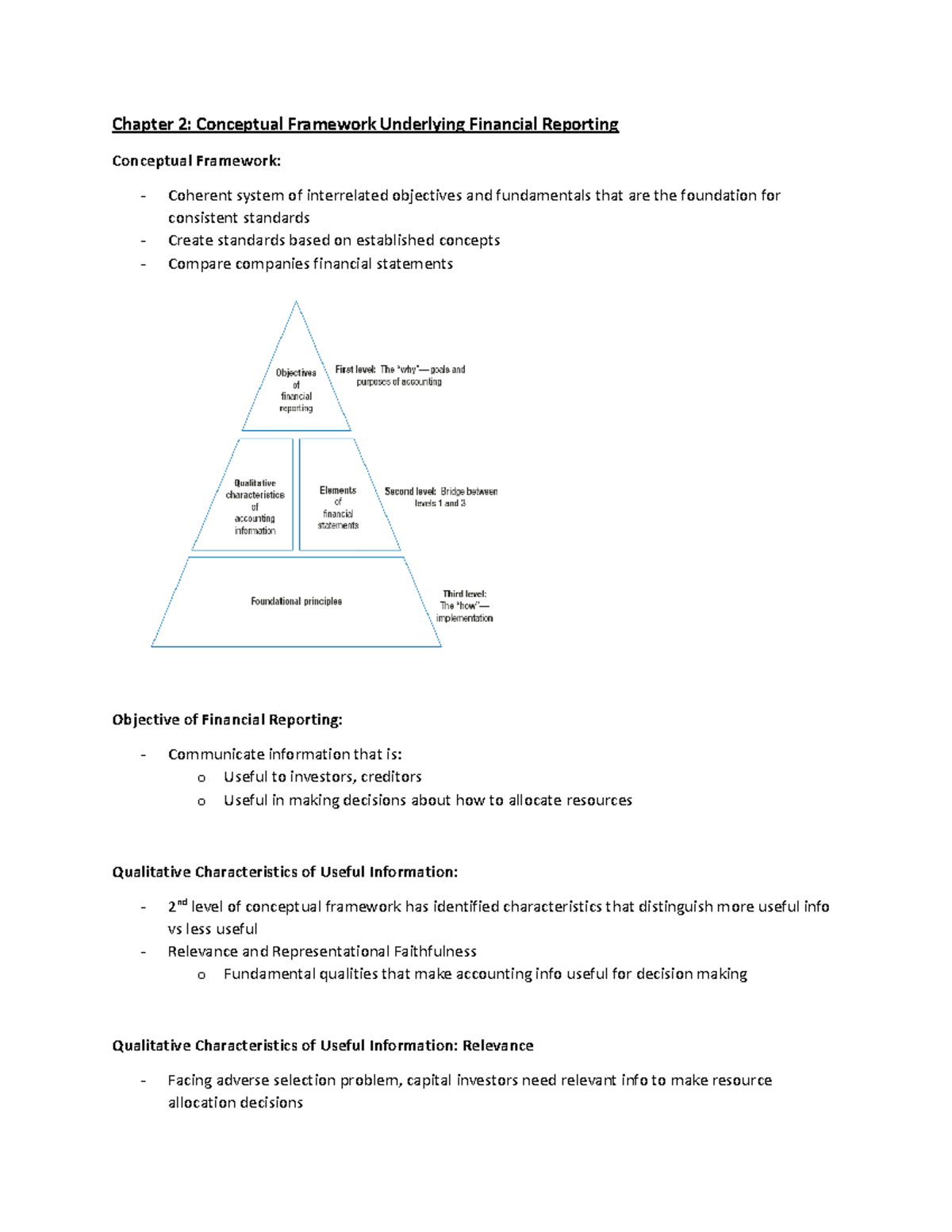 Chapter 2 Conceptual Framework Underlying Financial Reporting - Full ...