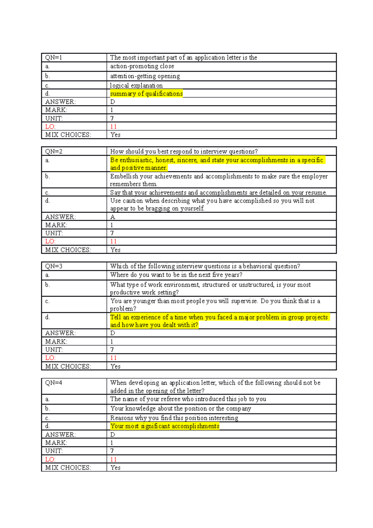 Session V SSG104 - Quizlet - QN=1 The Most Important Part Of An ...