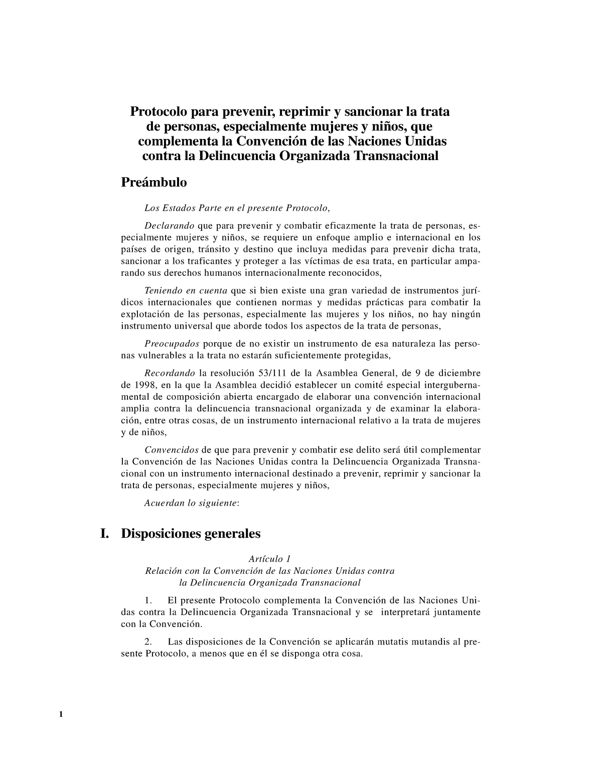 Protocolo Palermos - Protocolo Para Prevenir, Reprimir Y Sancionar La ...