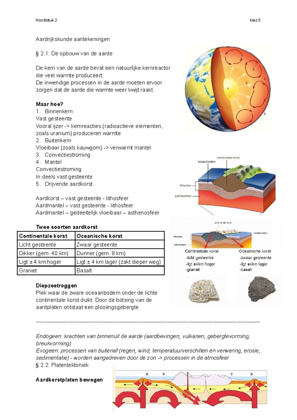 Samenvatting Van Het Hoofdstuk 2 Aarde Buitenland 5 Vwo ...