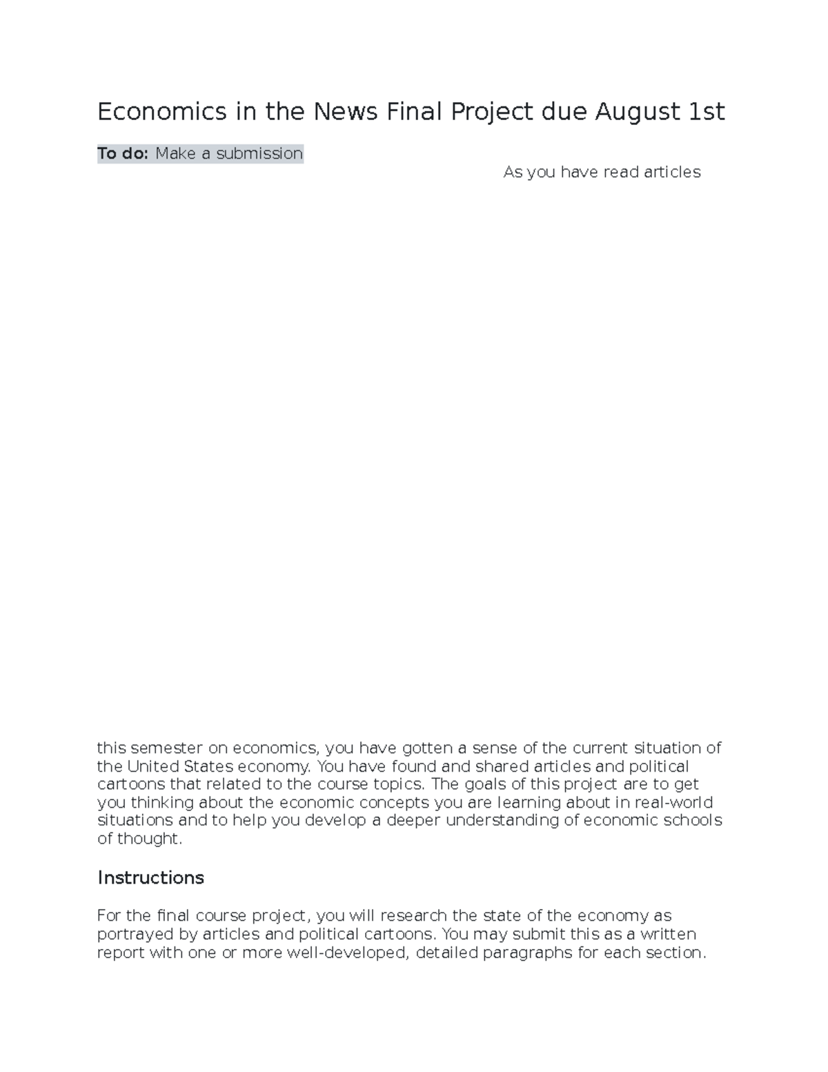 Instructions econ - lkkpookqmmk - Economics in the News Final Project ...