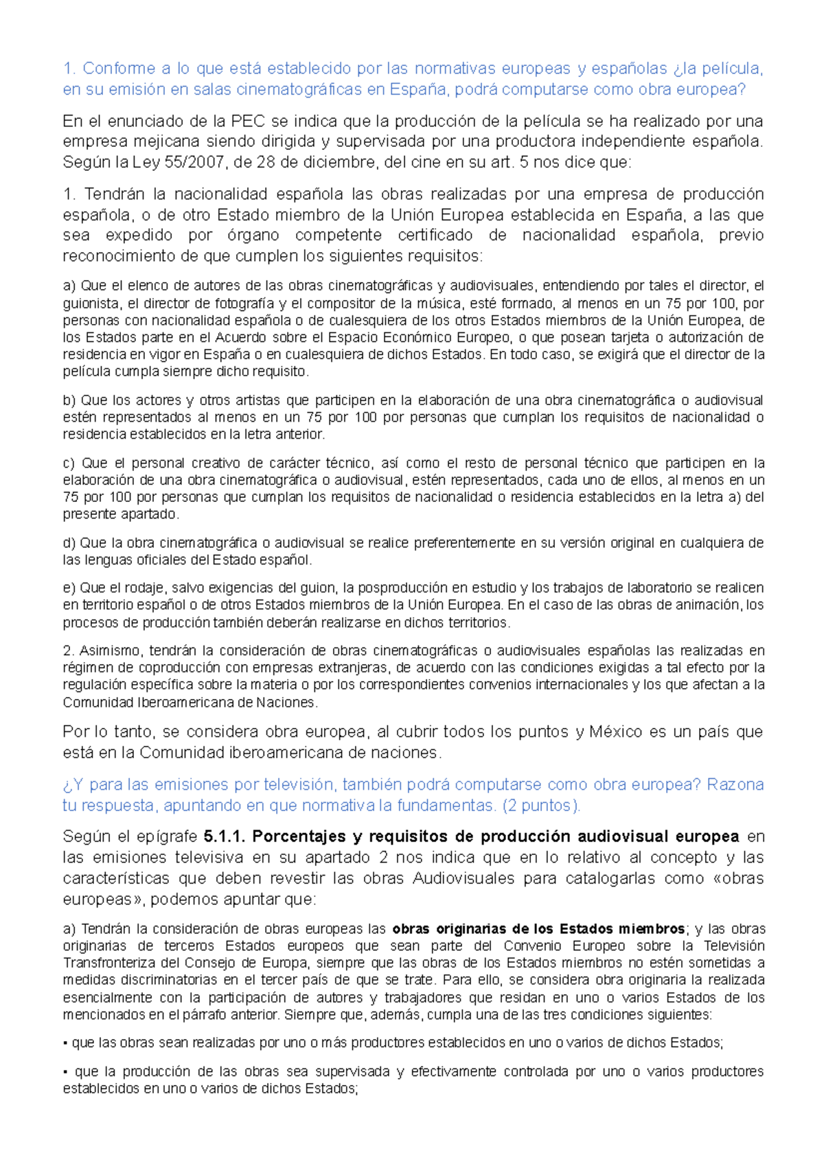 PEC3regimenjuridico - pec 3 semestre 1 - Conforme a lo que está ...