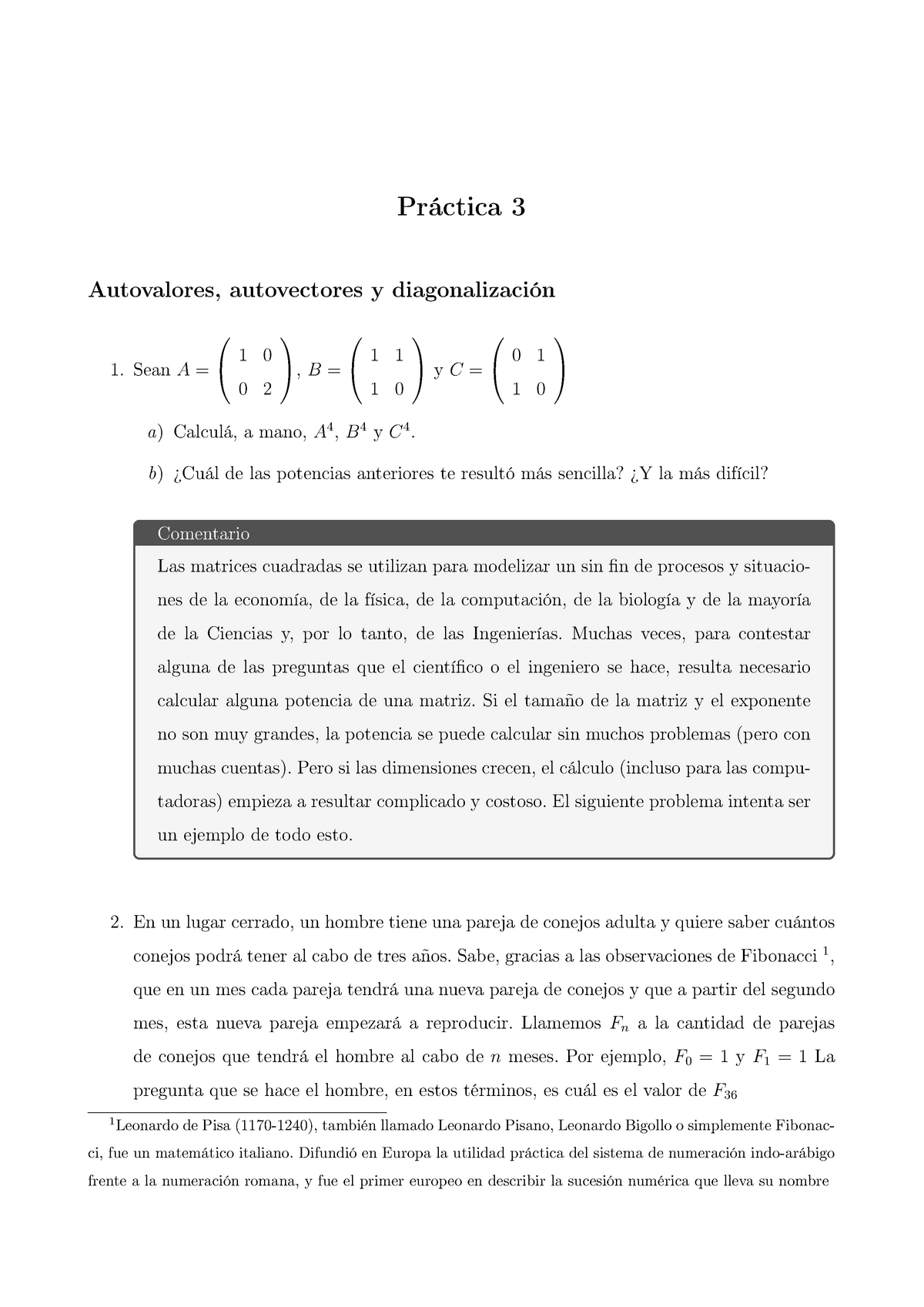 Practica 3 - Autovectores Y Autovalores - Práctica 3 Autovalores ...