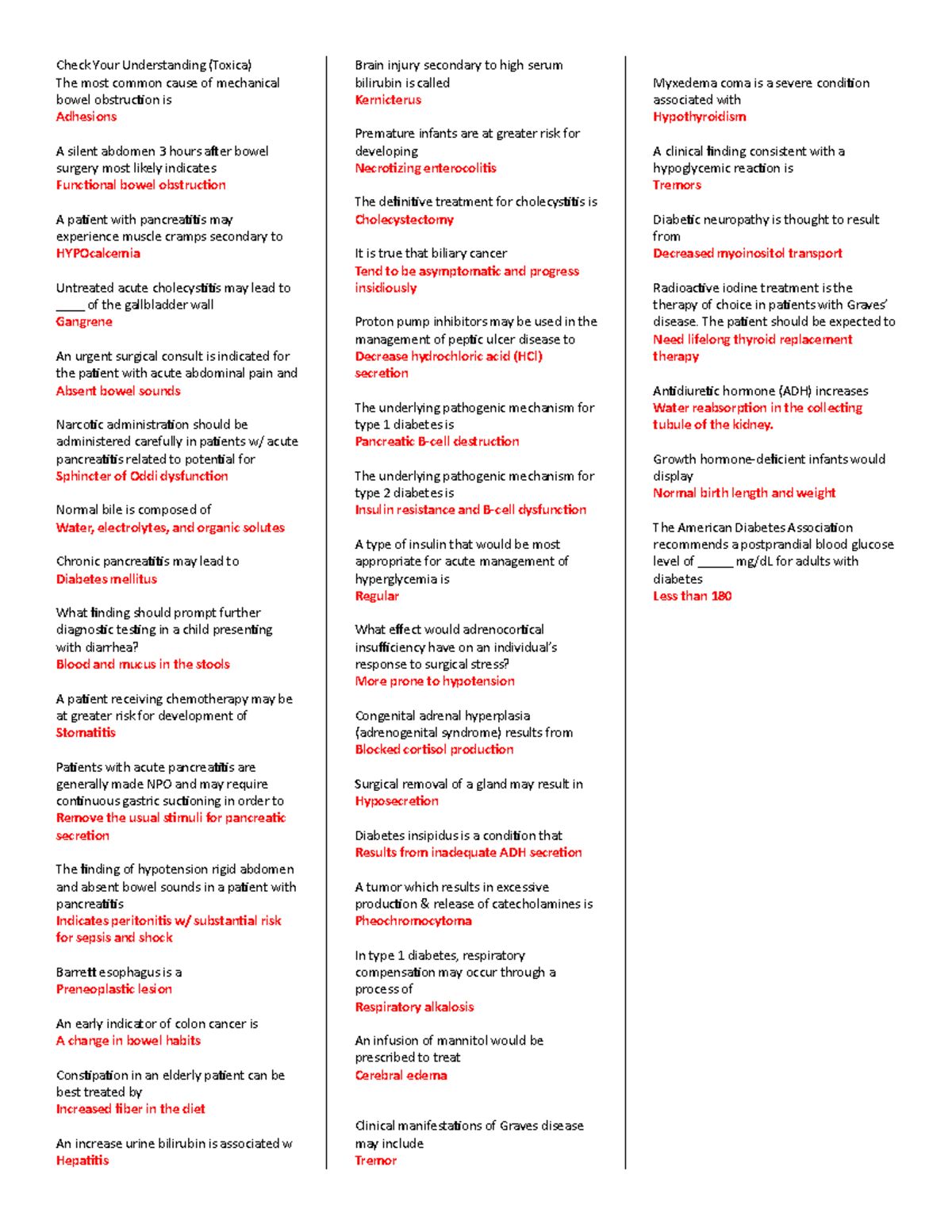 Check Your Understanding Week 7 - Check Your Understanding (Toxica) The ...