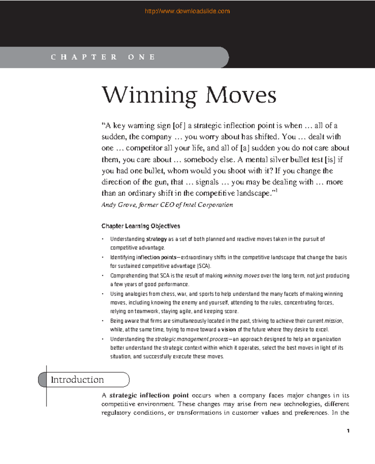 Busa management strategy -Chapter 1-3-pg22-99 - 1 C H A P T E R O N E ...