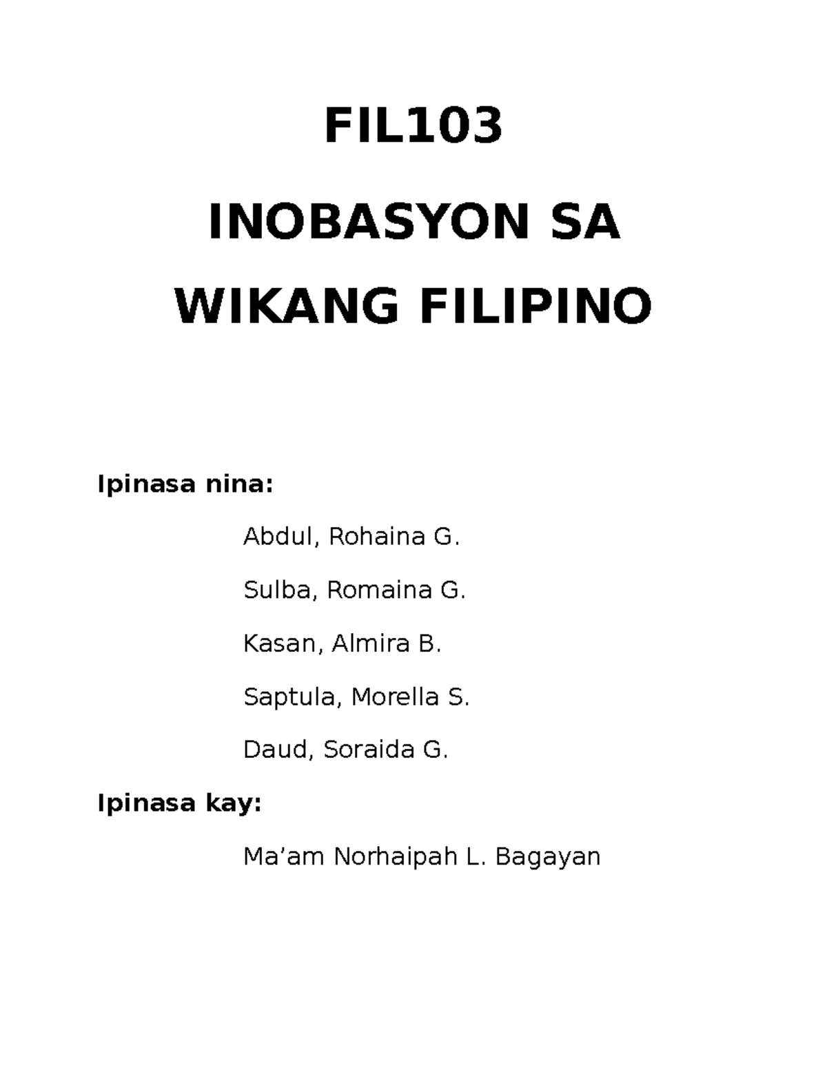 FIL103-G2 HARD COPY - Fil103 Module 2 - FIL INOBASYON SA WIKANG ...