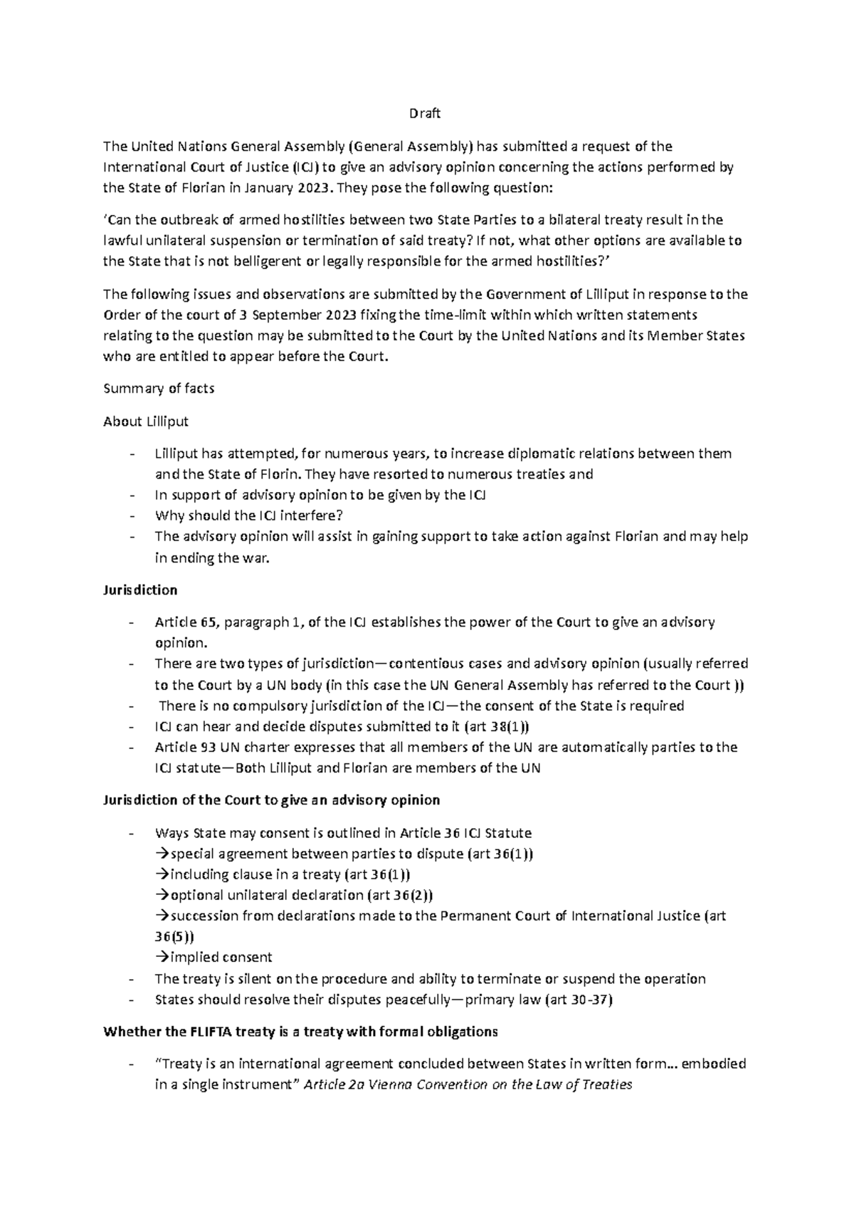 Draft - Draft The United Nations General Assembly (General Assembly ...