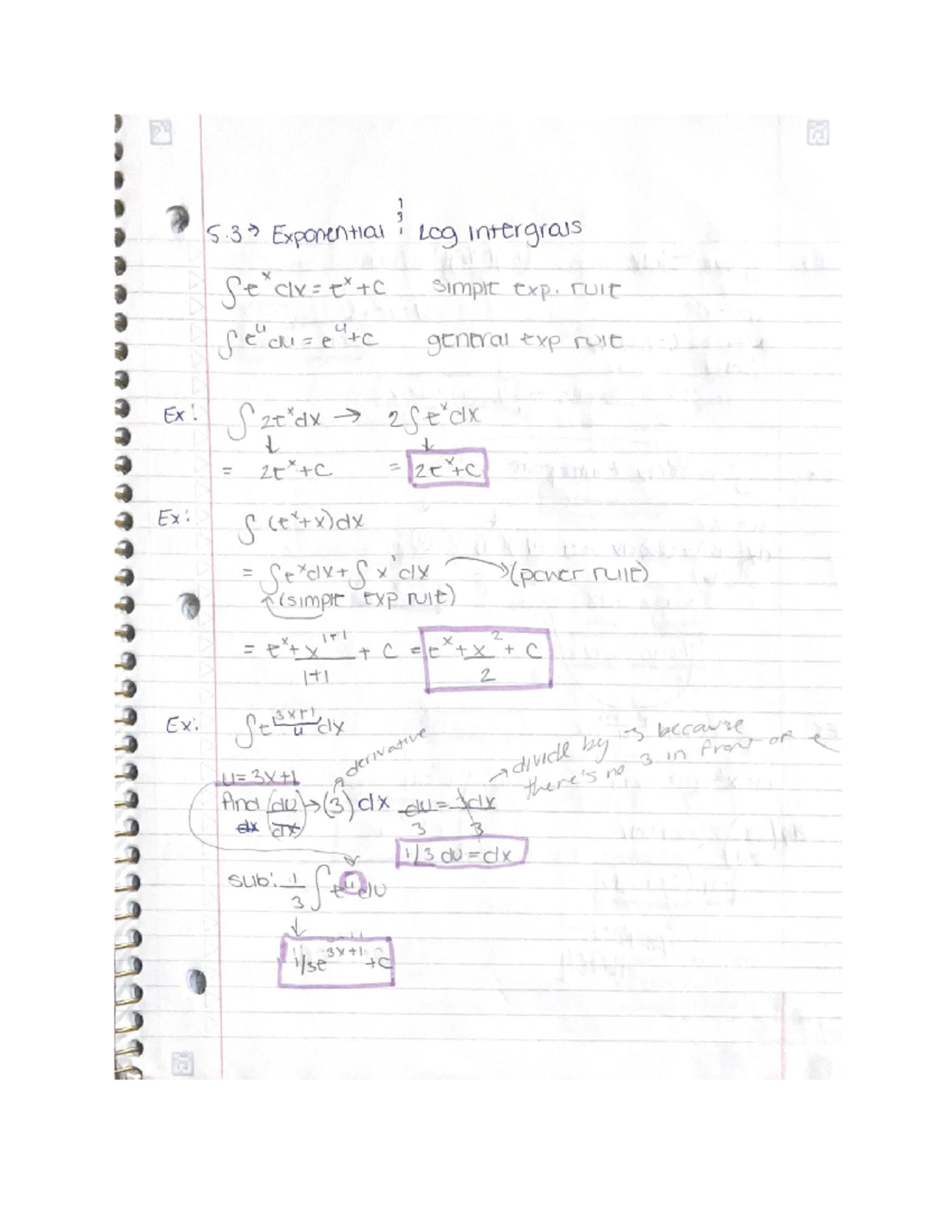 Brief calc I, exponential and log integrals MTH 115 Studocu
