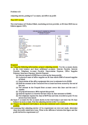 Chapter 1 Decision Making and the role of Accounting - Chapter 1 ...