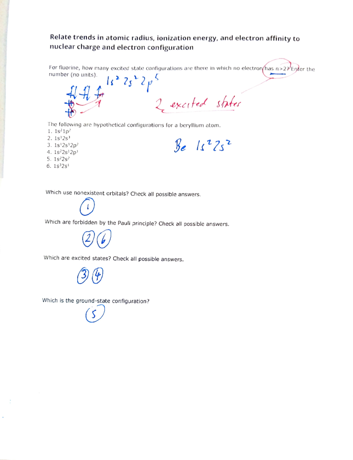 CHM1311 (Nov. 23) - Practice Notes For CHM 1311 - Relate Trends In ...