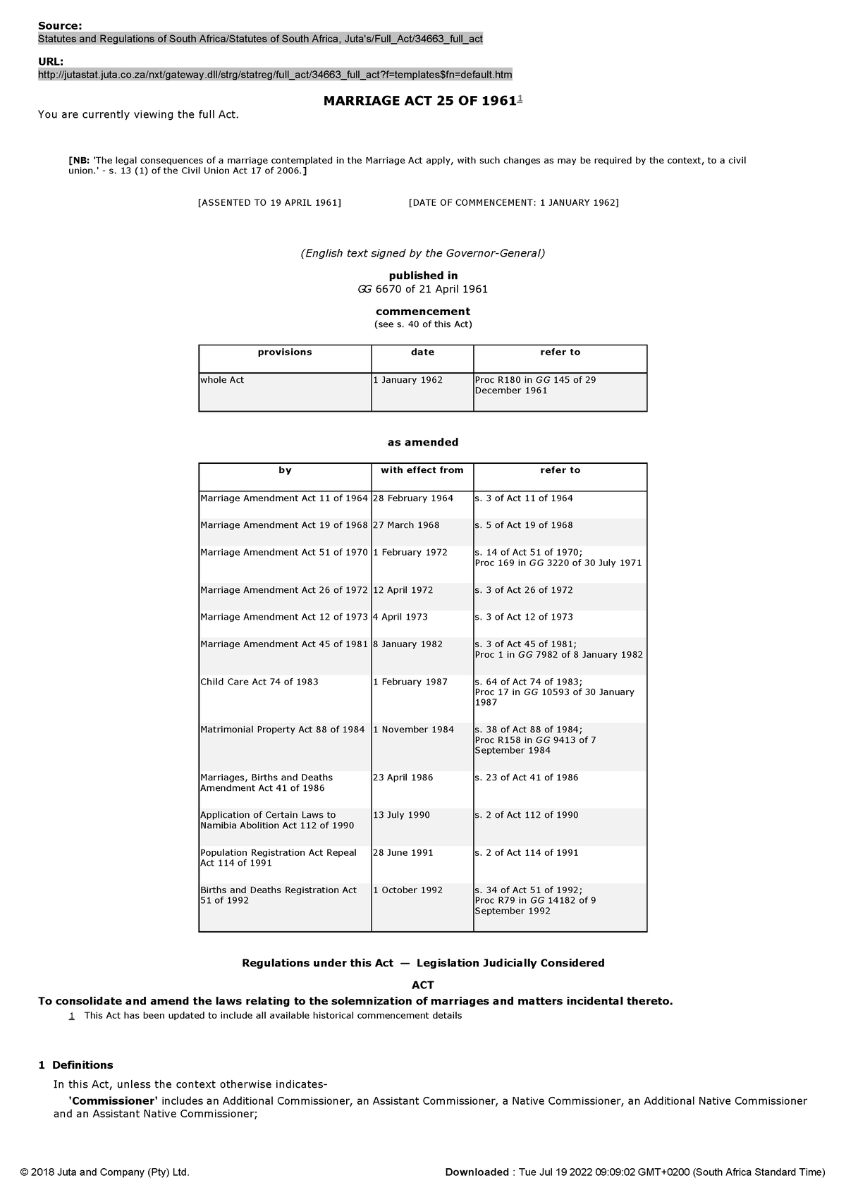 marriage-act-25-of-1961-practical-source-statutes-and-regulations