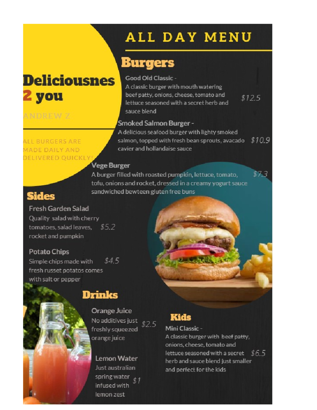 Food Tech Menu - Info - Studocu