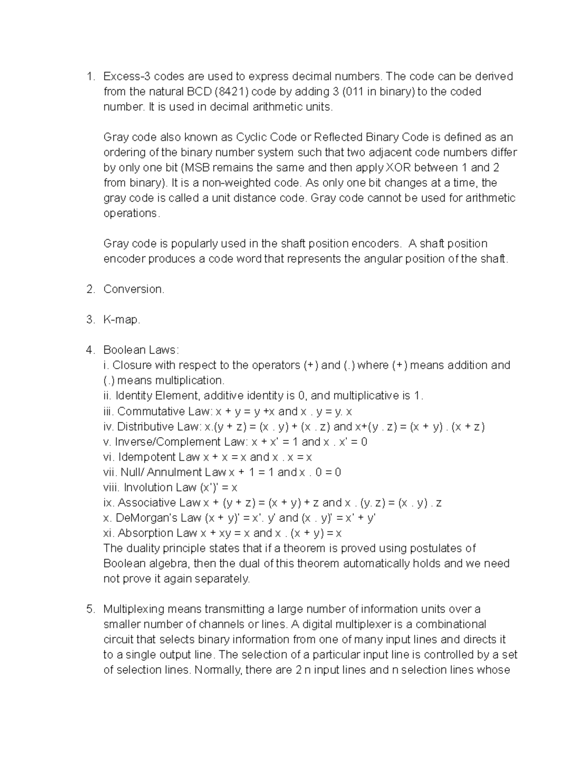 DLF Model questions - Test - Excess-3 codes are used to express decimal ...