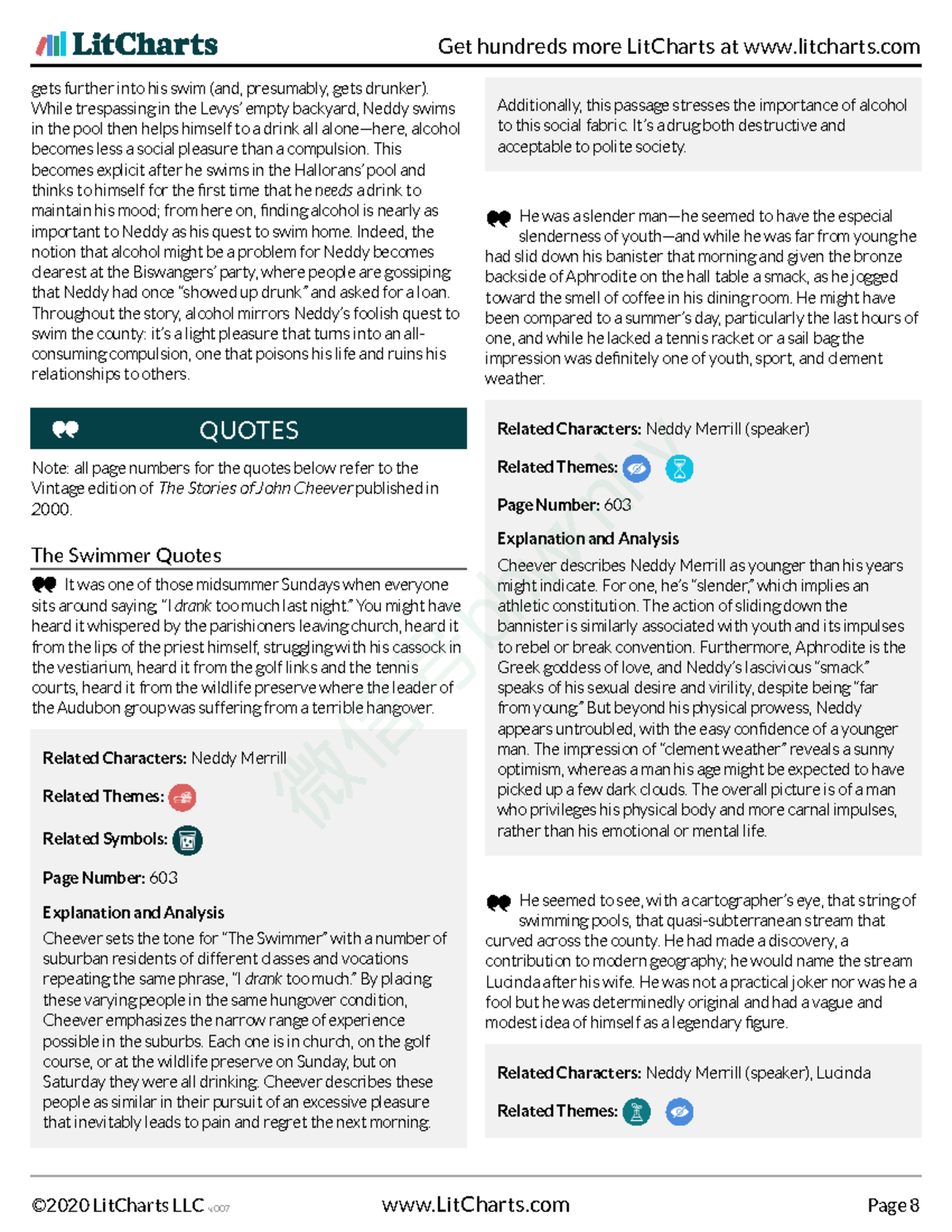 TheSwimmerLit Chart 8 gets further into his swim (and, presumably
