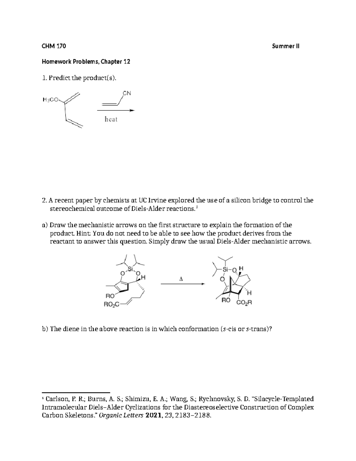 Chapter 12 Homework - Practice problems - CHM 170 Summer II Homework ...