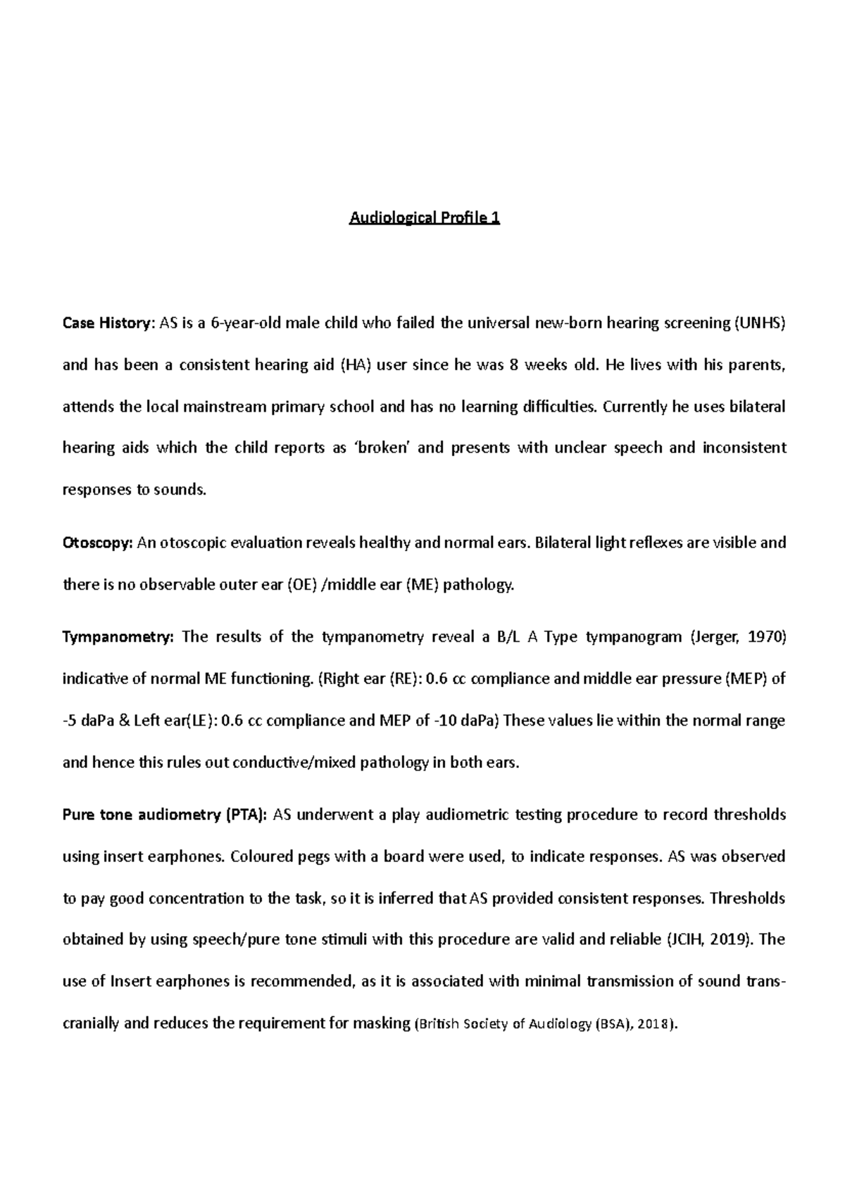 audiology-essay-audiological-profile-1-case-history-as-is-a-6-year