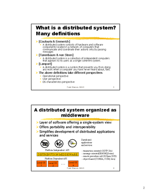 Distributed Systems 7. Replication and Consistency Models - Distributed ...