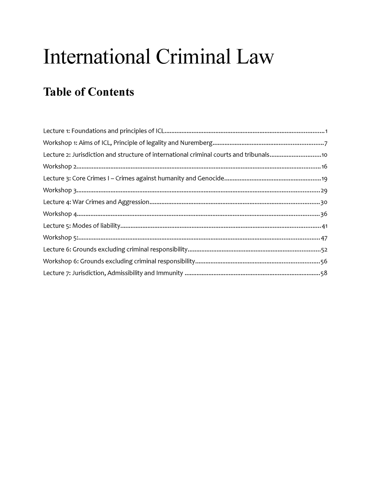 international criminal law research paper